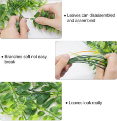 Huryfox Artificial Hanging Fern Vine – Faux Ivy Greenery for Indoor & Outdoor Home Décor