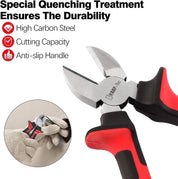 Sharp-tec 160mm Diagonal Side Cutters 4-Pack