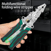 Professional Electrical Pliers,18-in-1 Multi Tool for Electricians | Wire Stripper,Cutter,Crimper,Cable Stripper Machine | Voltage Tester, Screwdriver | for DIY & Home Electrical Repairs,Pliers Tools