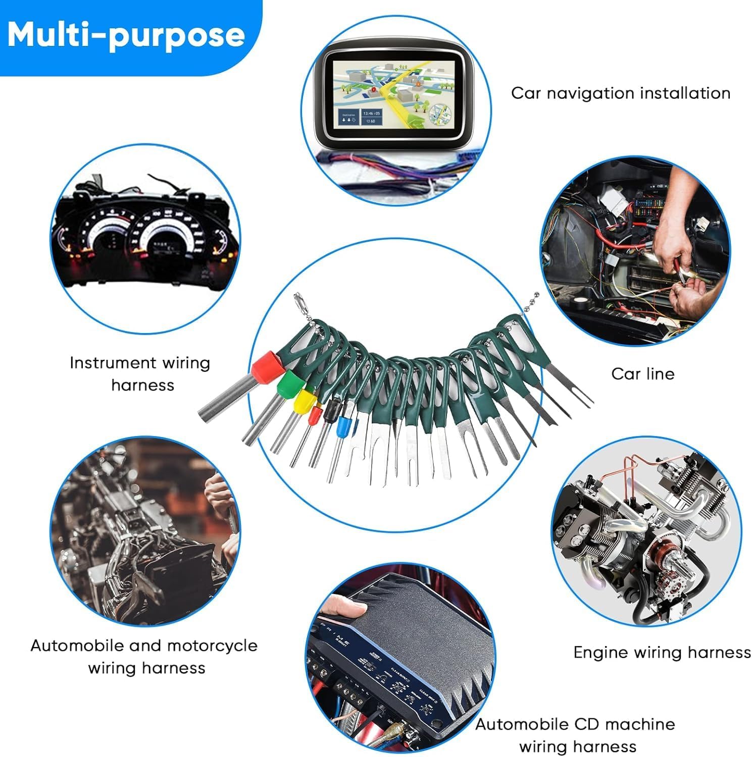 92Pcs Terminal Removal Depinning Tool Kit