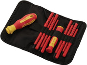 Draper XP1000 10 Piece Precision Screwdriver Set | VDE Dual Insulated Interchangeable Blade | Electrical Tool Driver Set | Hand Tools Set | 05721