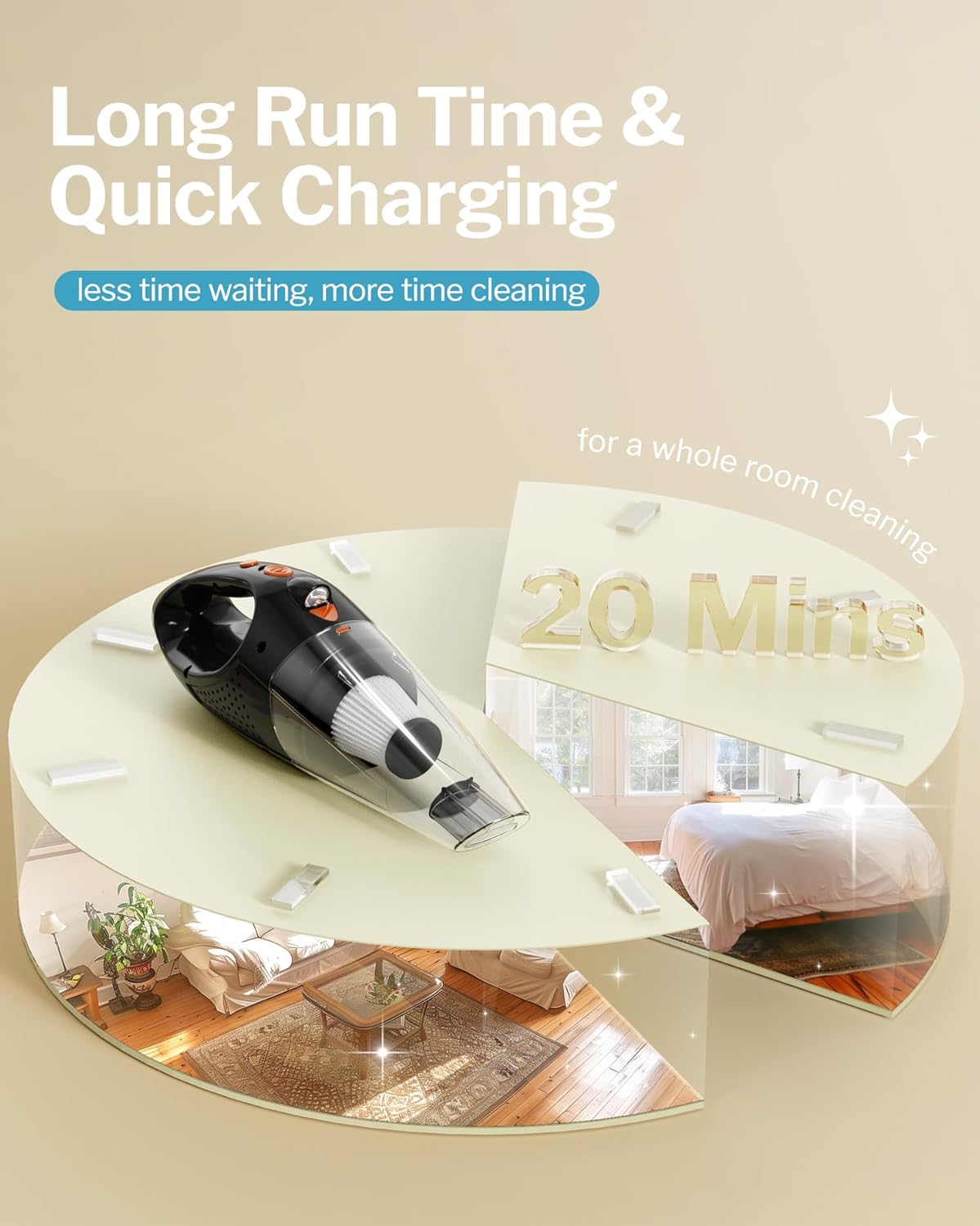 Powools Cordless Handheld Vacuum Cleaner