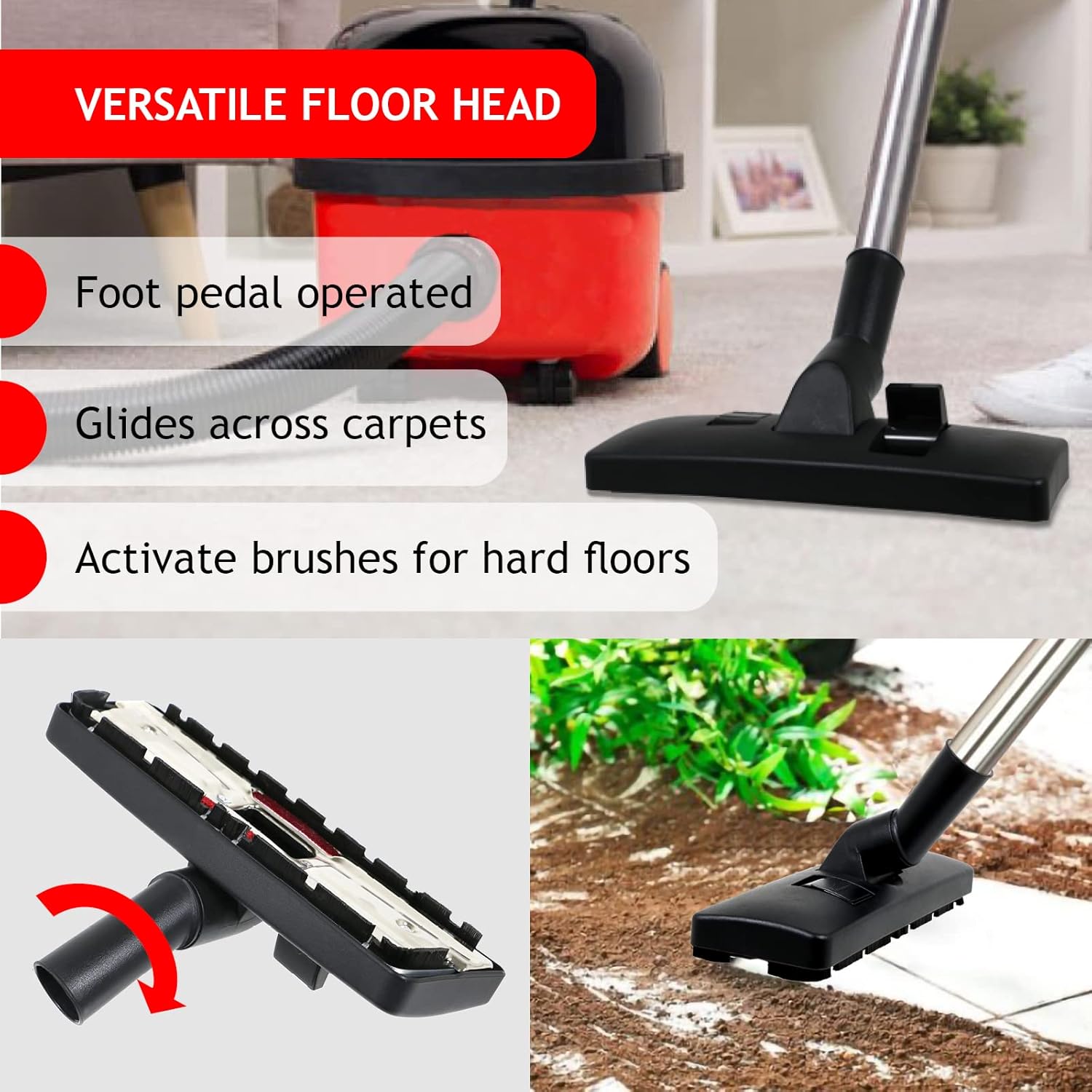 Spare Parts Tool Brush Kit for Numatic Henry Vacuum