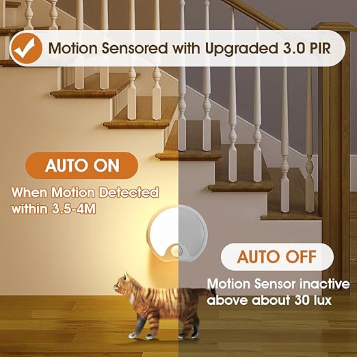 3 Pack Indoor Stick-On Night Lights