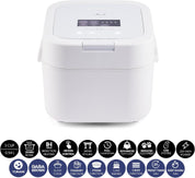 Yum Asia Hotaru IH Rice Cooker with Ceramic Bowl 0.54L – Chalk White