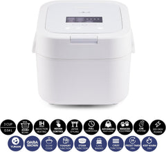 Yum Asia Hotaru IH Rice Cooker with Ceramic Bowl 0.54L – Chalk White