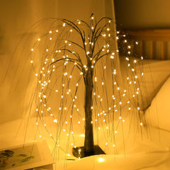 Decorative Twig Lights 20 LED Flexible Branch Lights Warm White Fairy Lights Battery Operated for Birthday Wedding Home Party Garden Decoration