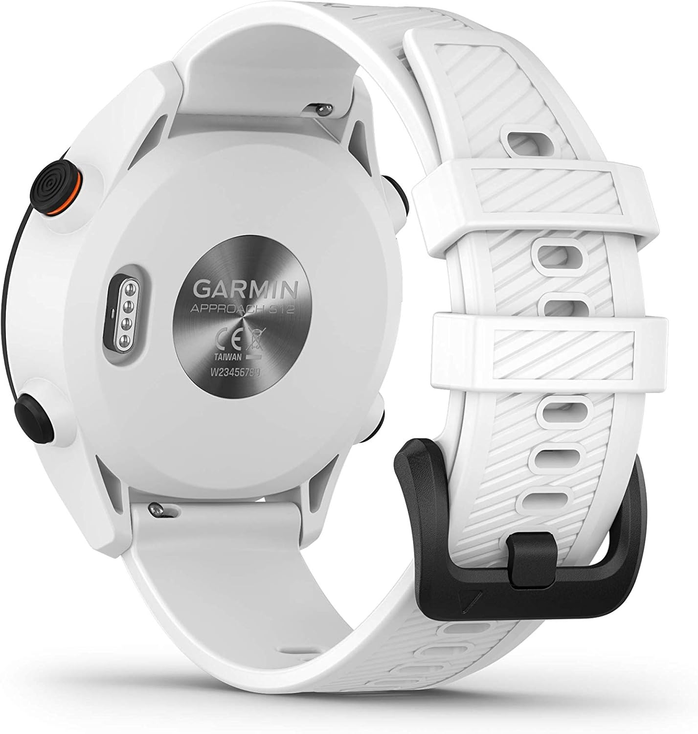 Approach S12 GPS 44mm Golf Watch – 43,000 Courses, On-Course Features, 30-Hour GPS, White