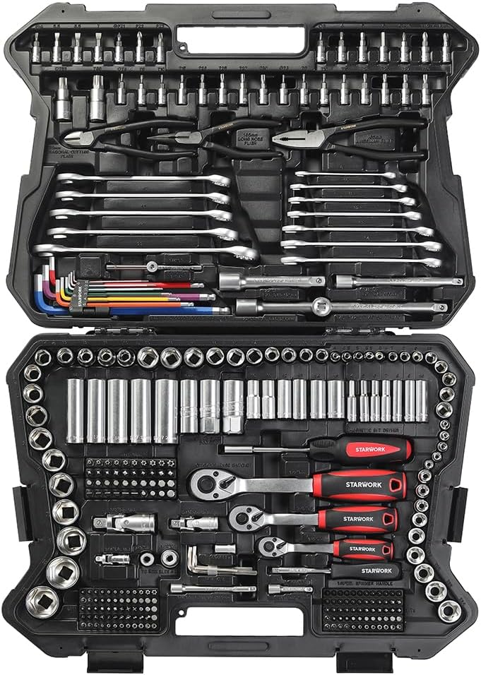 STARWORK 314-Piece Metric Mechanics Tool Set