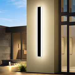 Outdoor Modern Wall Light - 60CM, 18W 1100LM Long Strip Wall Sconce with 3000K Warm White Light, IP65 Rainproof for Porch, Garden, Patio, and Garage