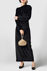 Flapper Peacock Sequin Clutch – 1920s Beaded Evening Bag for Women, Gatsby Party Purse