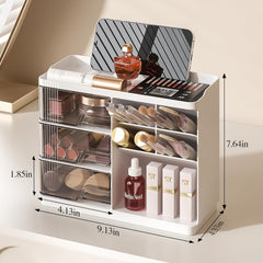 Makeup Organizer with Drawers – Multi-Function Cosmetic & Skincare Storage Box