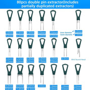 172pcs Terminal Removal Tool Kit Depinning Set
