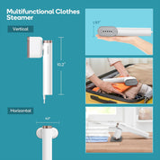 2-in-1 Garment Steamer 1200W Fast Heat 20s