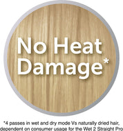 Wet2Straight Pro Hair Straightener with Moisture Sensor & Venting System, 230°C