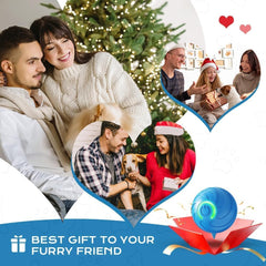 Interactive LED Pet Ball – 360° Automatic Rolling Toy for Dogs & Cats