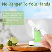 Mini Handheld Fan Foldable USB Rechargeable 2 Speed