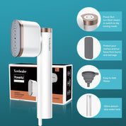 2-in-1 Garment Steamer 1200W Fast Heat 20s
