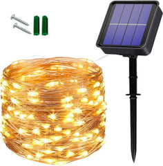 2 Pack Solar Garden Lights - 240 LEDs, 40FT Each, Colorful Waterproof Fairy Lights with 8 Modes for Garden, Patio, and Holiday Decor