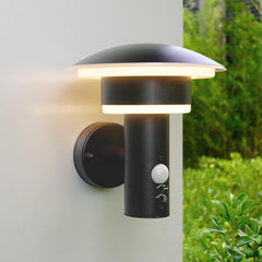 Outdoor LED Wall Light with Motion Sensor, 1000LM, 3000K Warm White, IP44 Stainless Steel