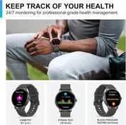 Smart Watch 1.43" AMOLED – Bluetooth Calls, Fitness Tracker, Heart & Sleep Monitor, IP68