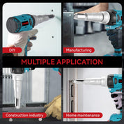Cordless Rivet Gun with 260 N·m Max Torque