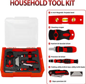 MANUFORE 81pcs 3-Layer Household Tool Set with Cordless Screwdriver