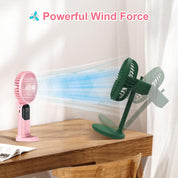Portable Handheld Fan Rechargeable 5000mAh – 5 Speeds Mini Fan