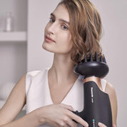 Nanoe Hair Dryer Rose Gold – Quick Dry with Diffuser & Styling Nozzle, Shine Boost, Gift for Women