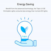 Tapo L510E Smart WiFi LED Bulb E27 – Dimmable Warm White