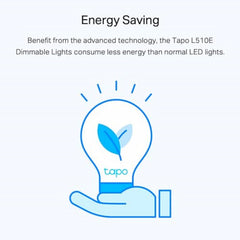 Tapo L510E Smart WiFi LED Bulb E27 – Dimmable Warm White