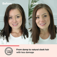 One-Step Air Straight 2-in-1 Dryer & Straightener – Hot Air with Argan Oil Shine Boost