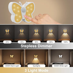 Rechargeable LED Motion Sensor Night Lights for Kids, Hallway, Bedroom