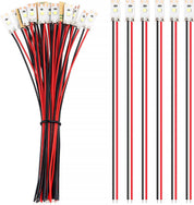 25 PCS 17mm Prewired LED Strip Lights 2835 SMD 12V–18V White Flexible