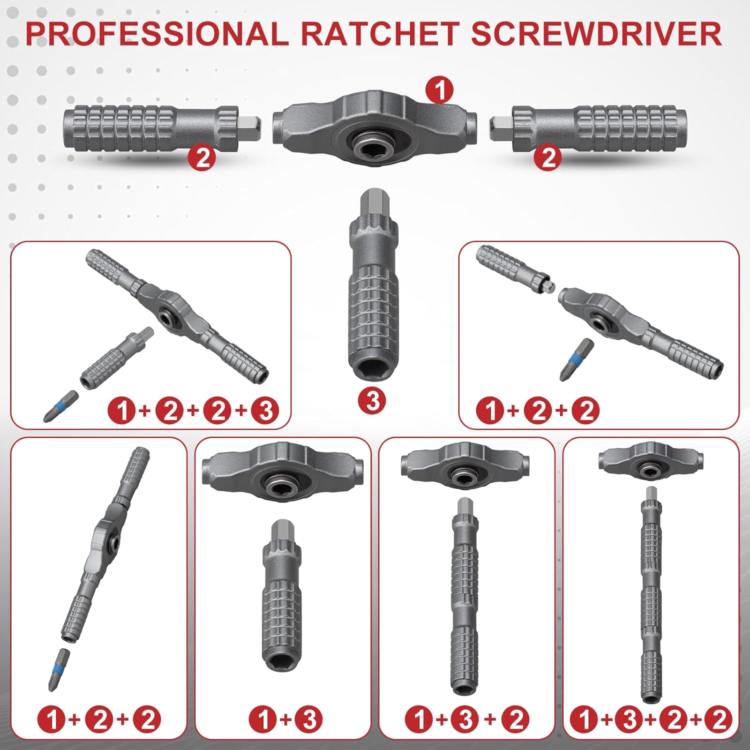66-in-1 Magnetic Ratchet Screwdriver Set for Precision Repair