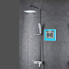 Waterproof Digital Timer & Clock – Bathroom/Kitchen, Thermometer, Hygrometer, Multi-Use