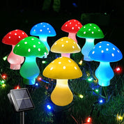 Solar Mushroom Fairy Lights