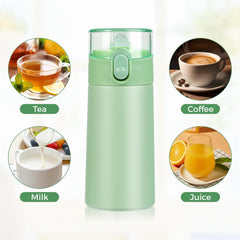 150ml Mini Stainless Steel Water Bottle – Leakproof, Insulated, BPA-Free with Straw