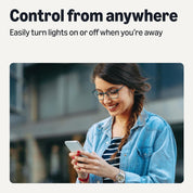 Amazon Basics A60 Smart Filament LED Bulb, Tunable White, 2.4 GHz Wi-Fi, Works with Alexa Only, 1-Pack [Energy Class E]
