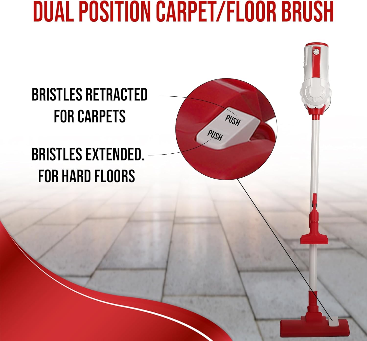 Belaco 3 in 1 Corded Upright Vacuum Cleaner