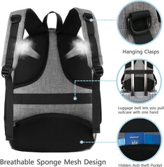 Travel Laptop Backpack 15.6