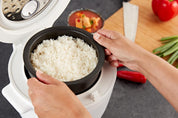 Yum Asia Tsuki Mini Rice Cooker – Pebble White – 2.5 Cups – Ceramic Bowl