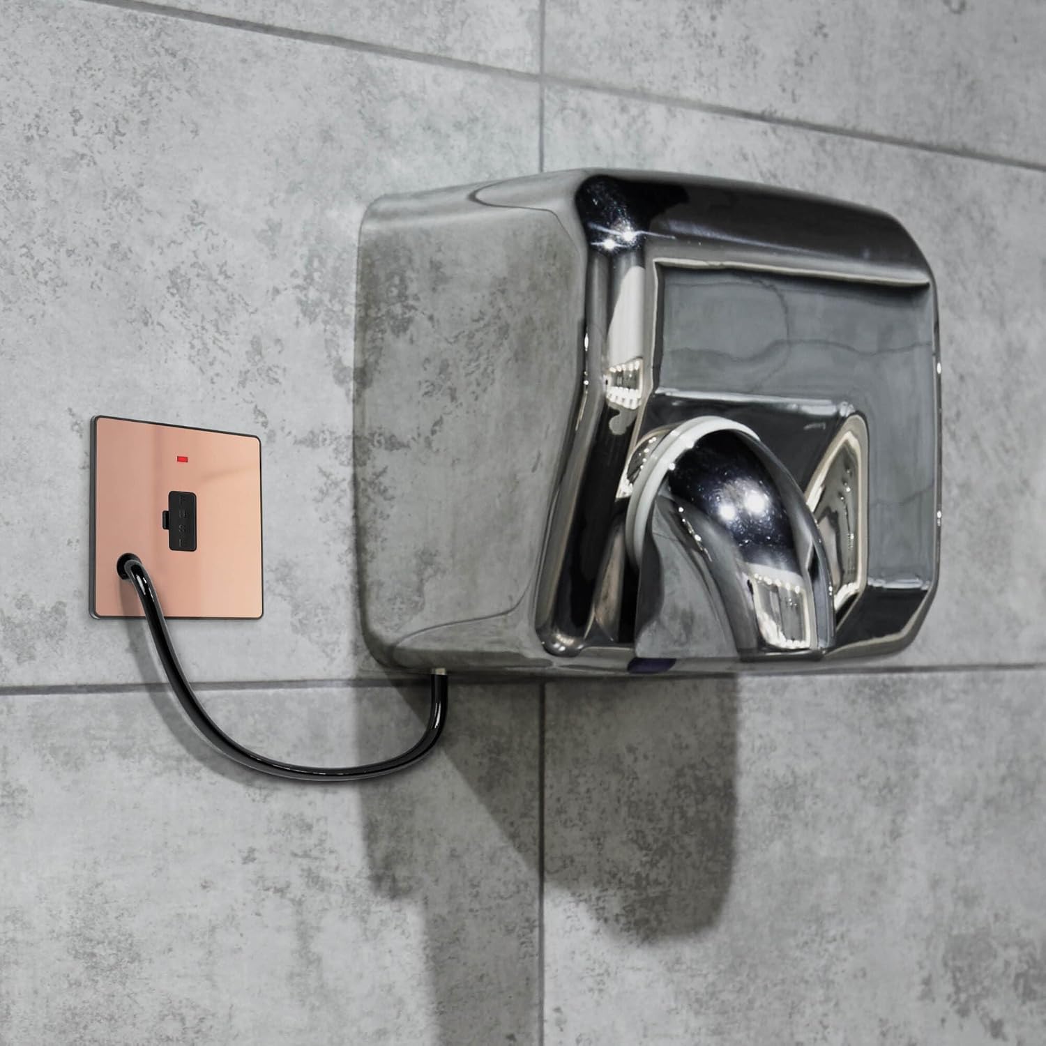 Unswitched Fused Connection Unit with LED Indicator Copper