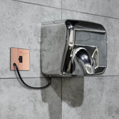 Unswitched Fused Connection Unit with LED Indicator Copper