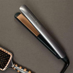 Protect Intelligent Hair Straightener with Heat Sensor, Keratin & Almond Oil Plates