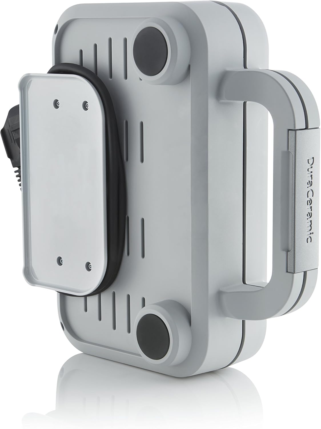 DuraCeramic Deep-Fill Waffle Maker – Non-Stick Easy Clean Waffle Iron with Removable Plates – White & Stainless Steel