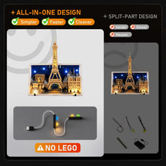 LED Light Kit for Lego 21064 Paris – City of Love