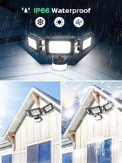 100W Outdoor Security Light Motion Sensor 10000LM PIR LED Floodlight