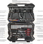 STARWORK 314-Piece Metric Mechanics Tool Set