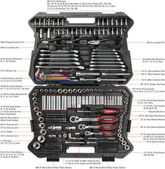 STARWORK 314-Piece Metric Mechanics Tool Set